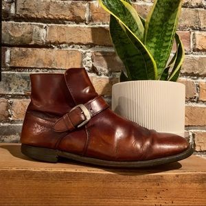 Vintage Goodyear Wingfoot Belt Strap Moto Boot